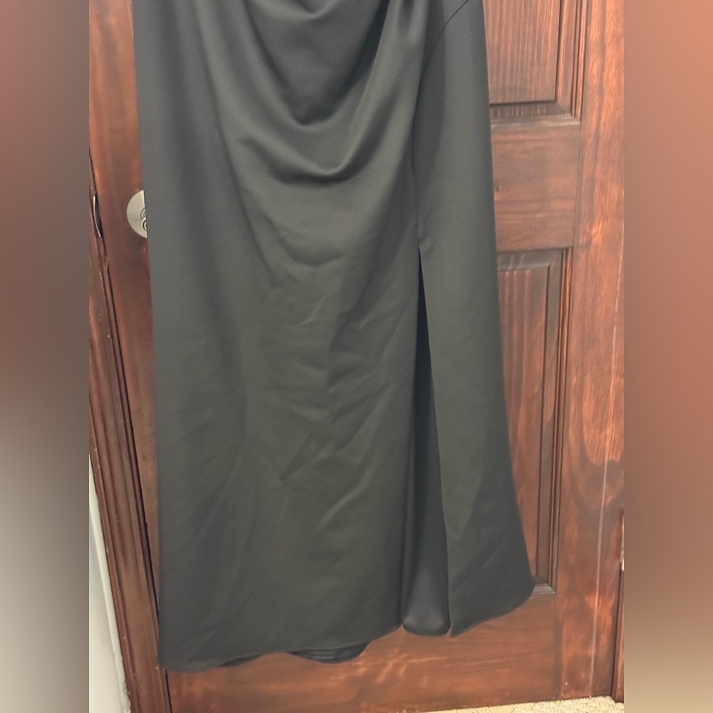 XScape Evenings Off the Shoulder Scuba Knit Gown size:20W - Picture 5 of 12